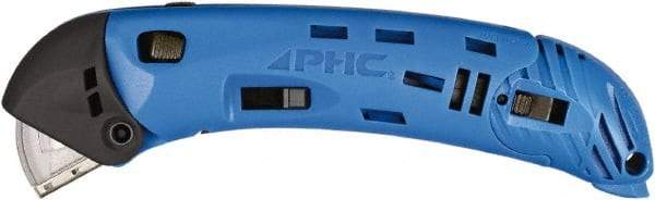 PHC - Springback Safety Cutter - Blue ABS Handle, 1 Blade Included - Americas Tooling