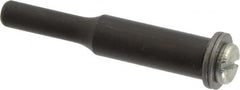 Value Collection - 3/16" Hole, Screw Lock Wheel Mandrel - 2" OAL, 1/2" Max Wheel Width, 1/4" Shank Diam - Americas Tooling