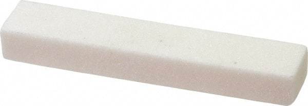 Norton - 60 Grit Aluminum Oxide Rectangular Dressing Stick - 4 x 1/2 x 3/4, Medium Grade, Vitrified Bond - Americas Tooling