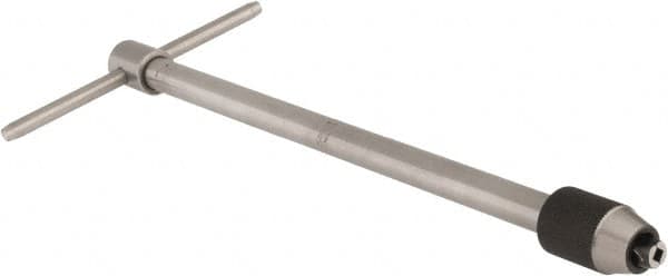 Starrett - 7/32 to 7/16" Tap Capacity, T Handle Tap Wrench - 10" Overall Length - Americas Tooling