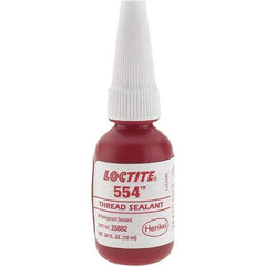 Loctite - 10 mL, Red, Thread Sealant - Series 554 - Americas Tooling