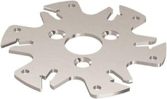 Seco - Arbor Hole Connection, 0.089" Cutting Width, 3/4" Depth of Cut, 3" Cutter Diam, 2 Tooth Indexable Slotting Cutter - 1-1/4" Shank Diam, R335.10 Toolholder, 150.10-2.. Insert, Right Hand Cutting Direction - Americas Tooling