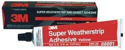 3M - 5 oz Weatherstrip Adhesive - Yellow, -20 to 300°F - Americas Tooling