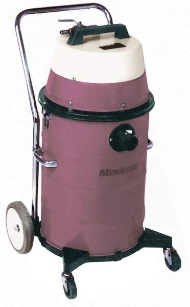 Minuteman - 15 Gal Steel Tank, Air Powered Pneumatic Canister Wet/Dry Vacuum - Accessories Included - Americas Tooling