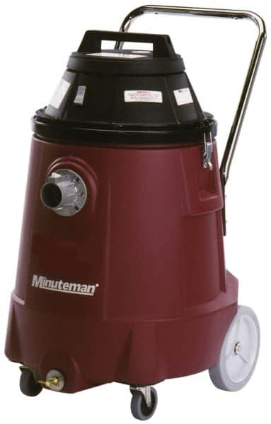 Minuteman - 15 Gal, Polyethylene Tank, Dry, Toxic Dust Vacuum Cleaner - 2 hp, 11.4 Amps - Americas Tooling