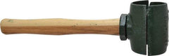 Garland - 5-1/4 Lb Head 2-3/4" Face Malleable Iron Split Head Hammer without Faces - 12" Wood Handle - Americas Tooling