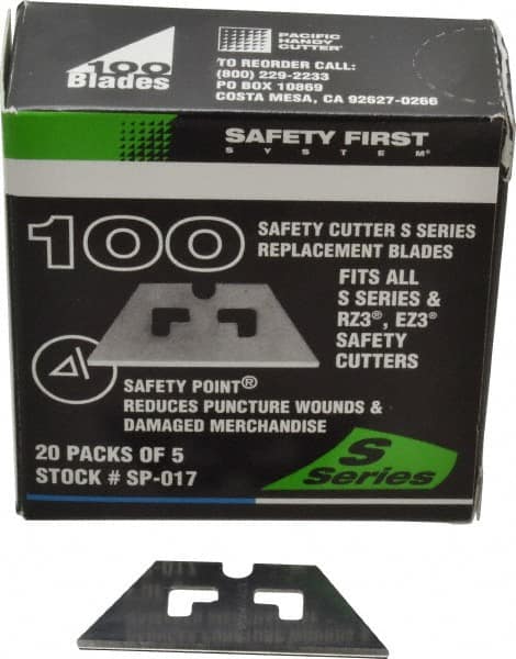 PHC - 100 Piece Steel Safety Blade - 1-5/8" OAL - Americas Tooling