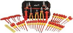 Wiha - 50 Piece Insulated Hand Tool Set - Comes in Canvas Pouch - Americas Tooling