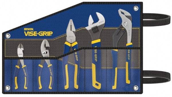 Irwin - 5 Piece Plier Set - Comes in Tool Roll - Americas Tooling