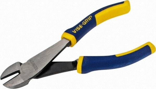 Irwin - 6" OAL, Diagonal Cutter - 13/16" Jaw Length x 13/16" Jaw Width, Oval Head, ProTouch Handle - Americas Tooling