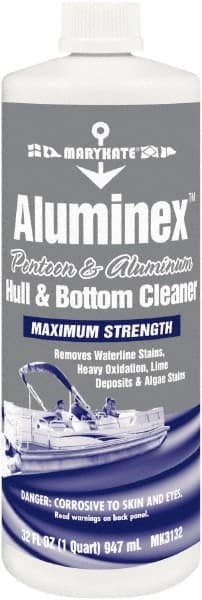 CRC - Water-Based Solution Pontoon and Aluminum Hull Cleaner - 32 Ounce Bottle, Up to 32°F Freezing Point - Americas Tooling