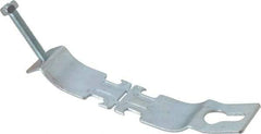 Thomas & Betts - 1-1/2" Pipe, 14 Gauge" Pipe or Conduit Clamp - Silver Galvanized, 400 Lb Capacity, All Conduit - Americas Tooling