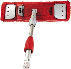 Unger - Red Mopping Kit - 16 Inch Long x 5 Inch Wide Microfiber Head, 48 to 96 Inch Long Handle - Americas Tooling