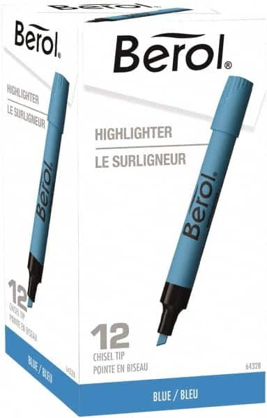 Sharpie - Blue Highlighter - Chisel Tip, AP Nontoxic Ink - Americas Tooling