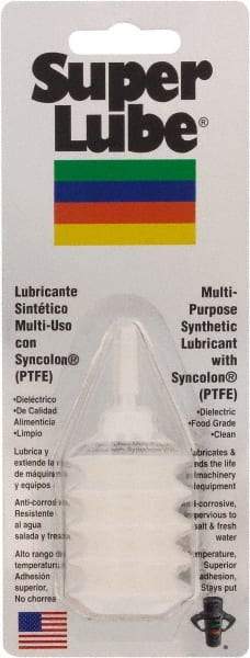 Synco Chemical - 1 oz Bellow Synthetic Lubricant w/PTFE General Purpose Grease - Translucent White, Food Grade, 450°F Max Temp, NLGIG 2, - Americas Tooling