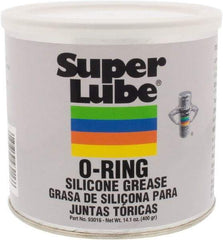 Synco Chemical - 14.1 oz Canister Silicone General Purpose Grease - Translucent White, Food Grade, 450°F Max Temp, NLGIG 2, - Americas Tooling