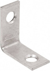 National Mfg. - 1" Long x 1/2" Wide, Steel, Corner Brace - Zinc Plated - Americas Tooling