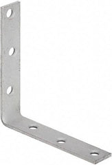 National Mfg. - 5" Long x 1" Wide, Galvanized Steel, Corner Brace - Galvanized - Americas Tooling