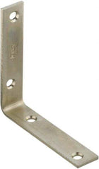 National Mfg. - 4 Inch Long x 7/8 Inch Wide, Steel, Corner Brace - Zinc Plated - Americas Tooling