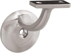 National Mfg. - 250 Lb Capacity, Satin Nickel Coated, Handrail Bracket - 3" Long, 6.4" High, 0.900" Wide - Americas Tooling