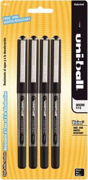 Uni-Ball - Roller Ball 0.5mm Stick Pen - Black - Americas Tooling