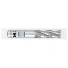 1 Dia. x 4-1/2 Overall Length 4-Flute Square End HSSE SE End Mill-Round Shank-Center Cutting-TiCN - Americas Tooling