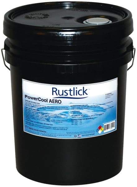 Rustlick - Rustlick Ultracut Aero/PowerCool Aero, 5 Gal Pail Cutting & Grinding Fluid - Water Soluble, For Machining - Americas Tooling