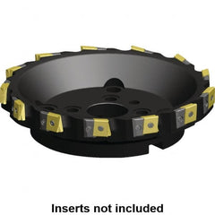 Kennametal - 13 Inserts, 315mm Cut Diam, 60mm Arbor Diam, 25.46mm Max Depth of Cut, Indexable Square-Shoulder Face Mill - 0/90° Lead Angle, 80mm High, LN.U 2210.. Insert Compatibility, Series MEGA90 - Americas Tooling