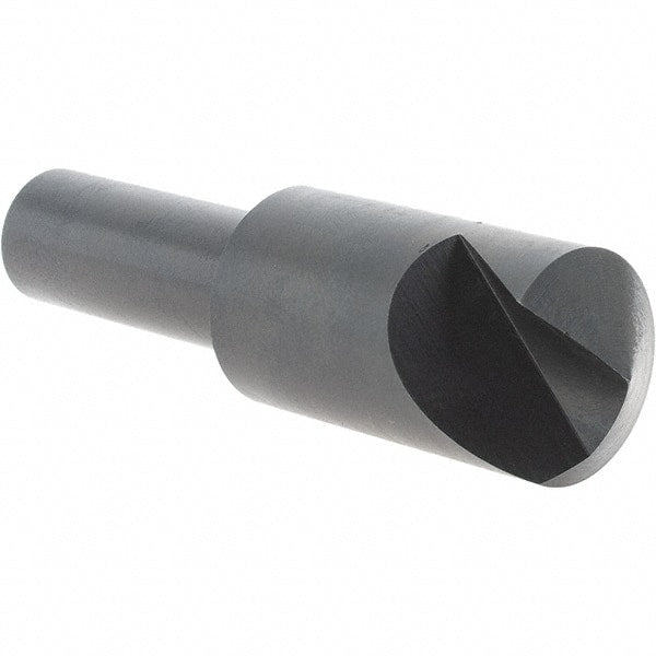 Melin Tool - 3/4" Head Diam, 1/2" Shank Diam, 1 Flute 120° High Speed Steel Countersink - Americas Tooling