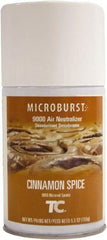 Rubbermaid - 5.3 oz Air Freshener Dispenser Aerosol Refill - Cinnamon Spice, Compatible with Microburst 9000 Dispensers - Americas Tooling