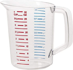 Rubbermaid - 1 Quart Polycarbonate Measuring Cup - 50 ml Graduation - Americas Tooling