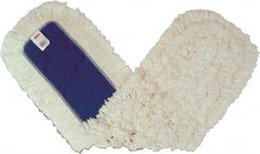 Rubbermaid - 36" Long x 5" Wide Cotton Dust Mop Head - Envelope Connection, White, Cut-End Head, Launderable - Americas Tooling