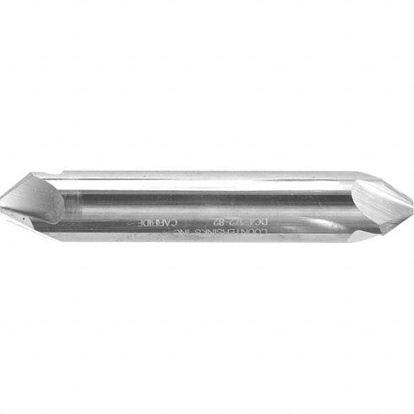 Melin Tool - 3/8" Head Diam, 3/8" Shank Diam, 4 Flute 90° Solid Carbide Countersink - Americas Tooling