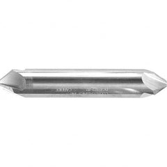 Melin Tool - 3/8" Head Diam, 3/8" Shank Diam, 4 Flute 90° Solid Carbide Countersink - Americas Tooling