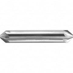 Melin Tool - 3/16" Head Diam, 3/16" Shank Diam, 6 Flute 60° Solid Carbide Countersink - Americas Tooling