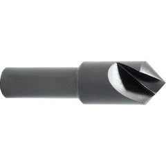 Melin Tool - 1-1/2" Head Diam, 3/4" Shank Diam, 1 Flute 90° High Speed Steel Countersink - Americas Tooling