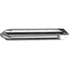 Melin Tool - 1/4" Head Diam, 1/4" Shank Diam, 4 Flute 120° High Speed Steel Countersink - Americas Tooling