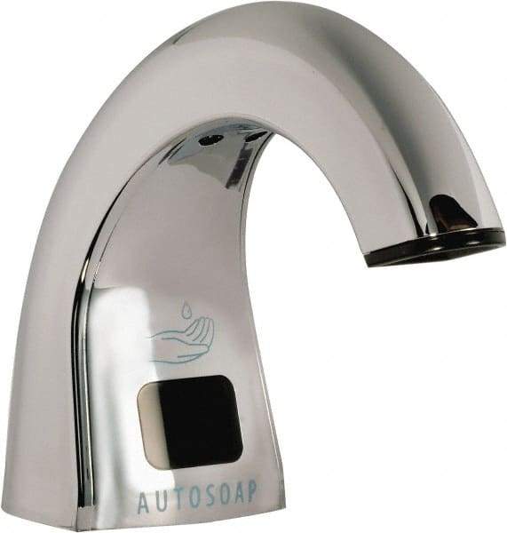 Rubbermaid - 800 to 1600 mL Liquid Soap Dispenser Hardware - Metal, Counter Mounted, Chrome/Black - Americas Tooling