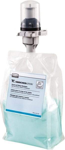 Rubbermaid - 1,300 mL Dispenser Refill Fresh Spring Hair & Body Wash - Teal - Americas Tooling