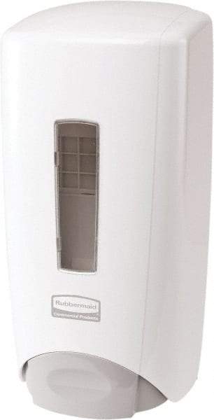 Rubbermaid - 1000 to 1300 mL Foam/Liquid Hand Soap Dispenser - Plastic, Wall Mounted, White - Americas Tooling