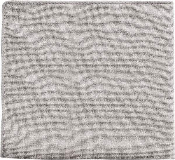 Rubbermaid - Dry Microfiber Wipes - Packet, 16" x 16" Sheet Size, Gray - Americas Tooling