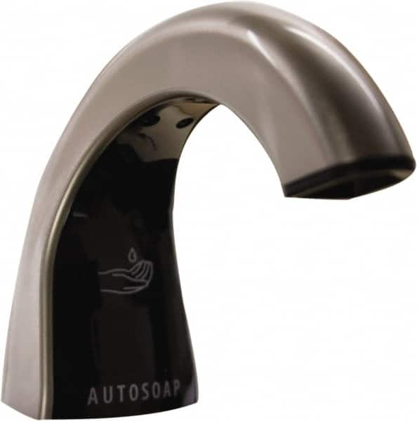 Rubbermaid - 800 to 1600 mL Liquid Soap Dispenser Hardware - Metal & Plastic, Counter Mounted, Chrome/Black - Americas Tooling