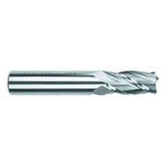 1/2 Dia. x 4 Overall Length 4-Flute Square End Solid Carbide SE End Mill-Round Shank-Center Cut-Uncoated - Americas Tooling