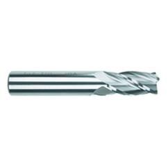 5/16 Dia. x 3 Overall Length 4-Flute Square End Solid Carbide SE End Mill-Round Shank-Center Cut-TiAlN - Americas Tooling