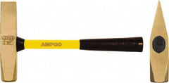 Ampco - 5 Lb Head Nonsparking Cutoff Hammer - 15" OAL, 15" Long Fiberglass Handle - Americas Tooling