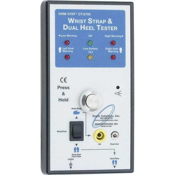 PRO-SAFE - Anti-Static Monitors & Testers Type: Wrist Strap Tester Power Source: Plug-In - Americas Tooling