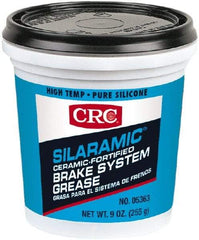 CRC - 9 oz Tub Polydimethylsiloxane High Temperature Grease - Off White, High/Low Temperature, 3000°F Max Temp, NLGIG 2, - Americas Tooling