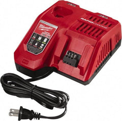 Milwaukee Tool - 18 & 12 Volt, Lithium-Ion Power Tool Charger - AC Wall Outlet Power Source - Americas Tooling