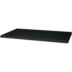 Hallowell - Charcoal, Cold Rolled Sheet Steel, Cabinet Shelf - 36" Wide x 21" Deep x 1" High Body - Americas Tooling