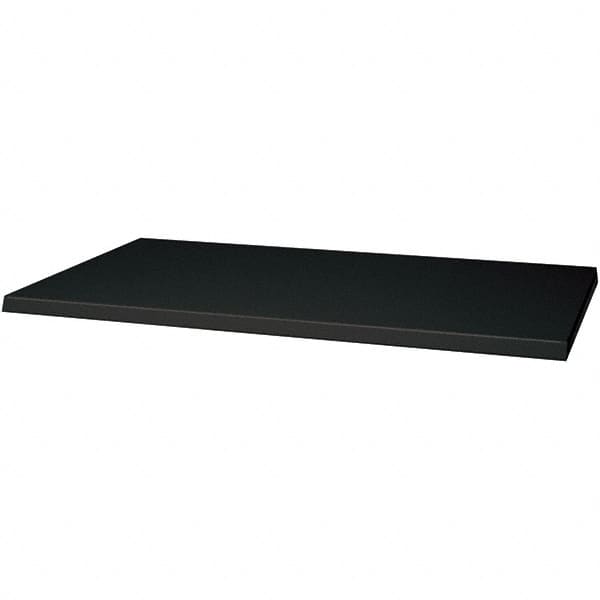 Hallowell - Charcoal, Galvannealed Sheet Steel, Cabinet Shelf - 36" Wide x 24" Deep x 1" High Body - Americas Tooling